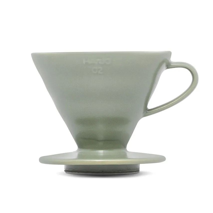 V60 Ceramic Coffee Dripper 02 - Oil Green