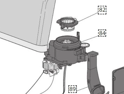 AS00008508 - 5513233811 - Delonghi - ASSY COMPLETE GRINDER DL - 120V/60HZ