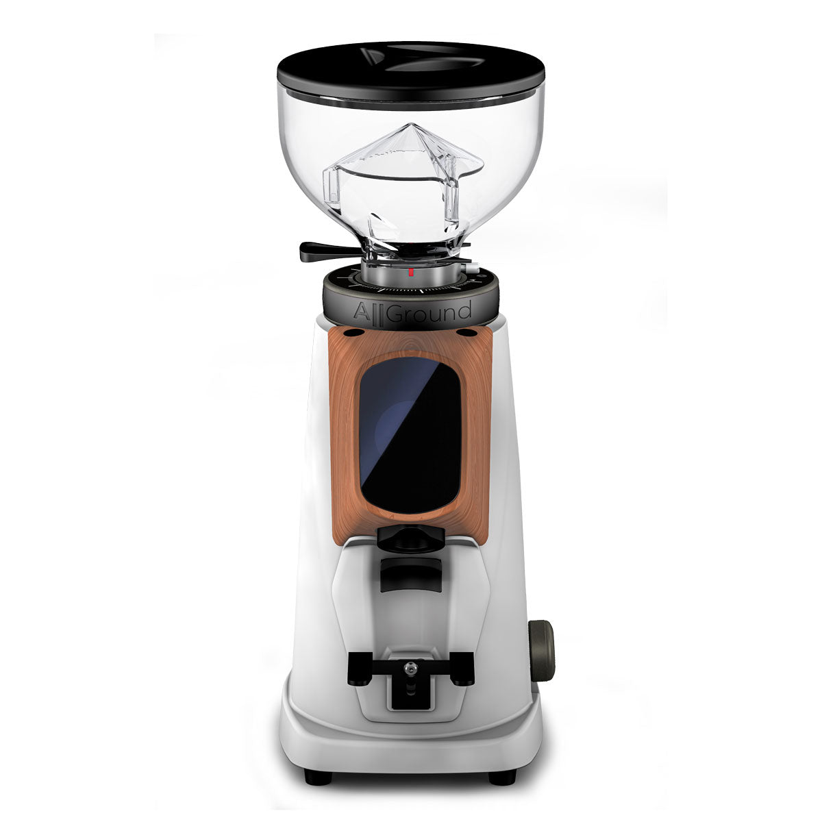 AllGround Sense All Purpose Home Coffee Grinder – White w/ Wood