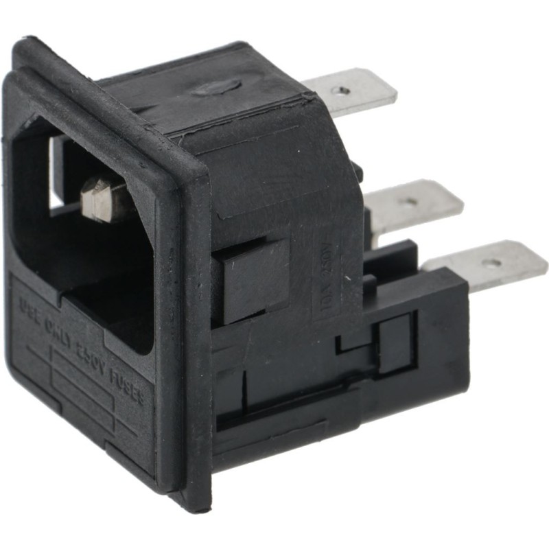Snapin Plug With Double Fuse Holder