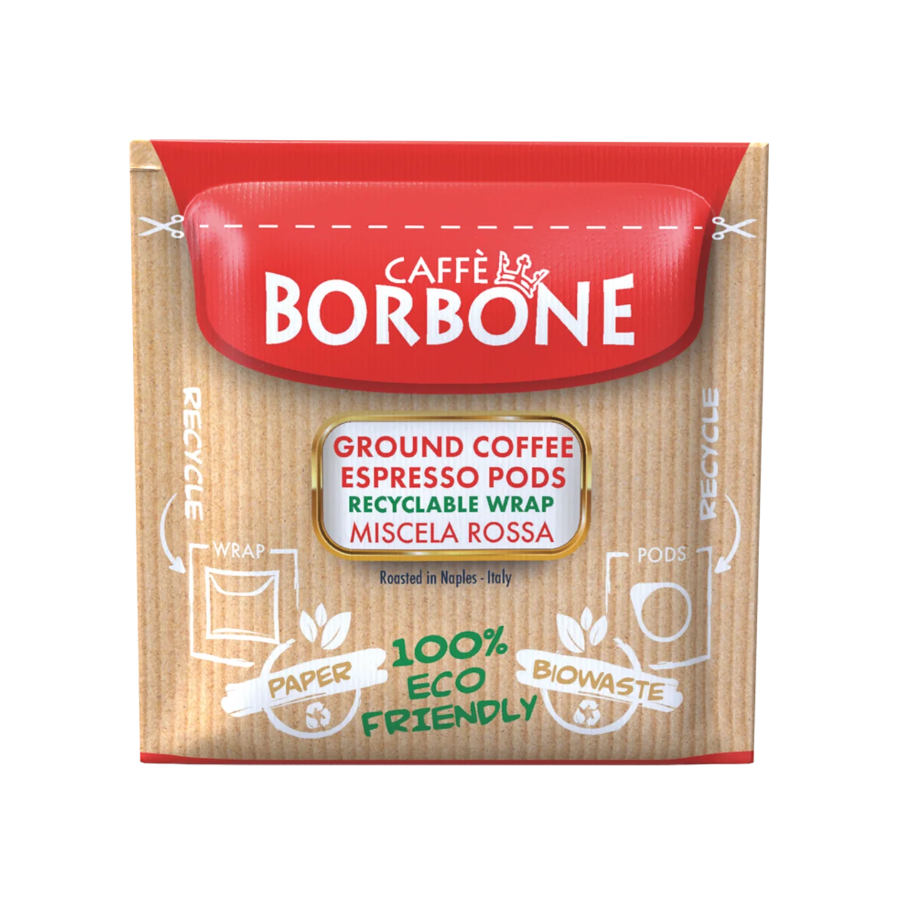 Caffe Borbone - Miscela Rossa - E.S.E. Paper Pods - 150ct (Red)