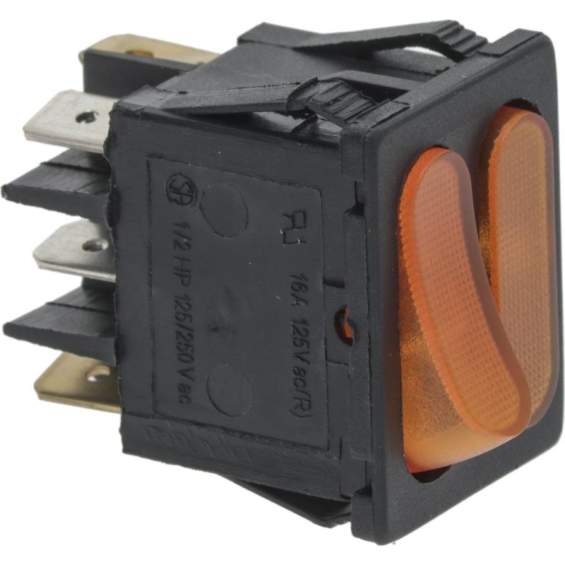 Animo Orange Bipolar Switch 16a 250v