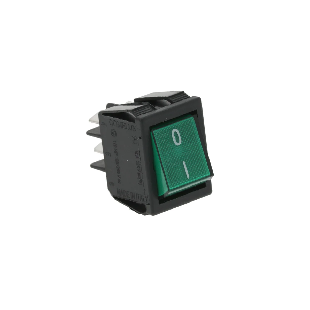 Green Rocker Switch - 16A