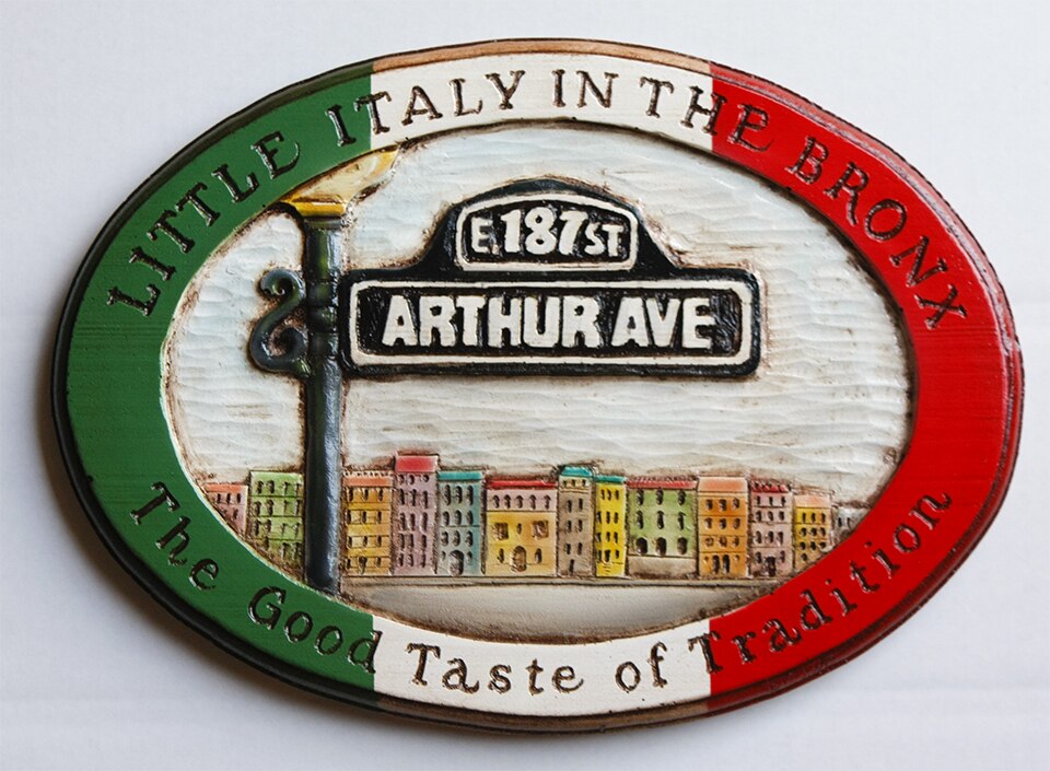 Arthur Avenue Logo Wall Plaque – 13.5w x 9.75h