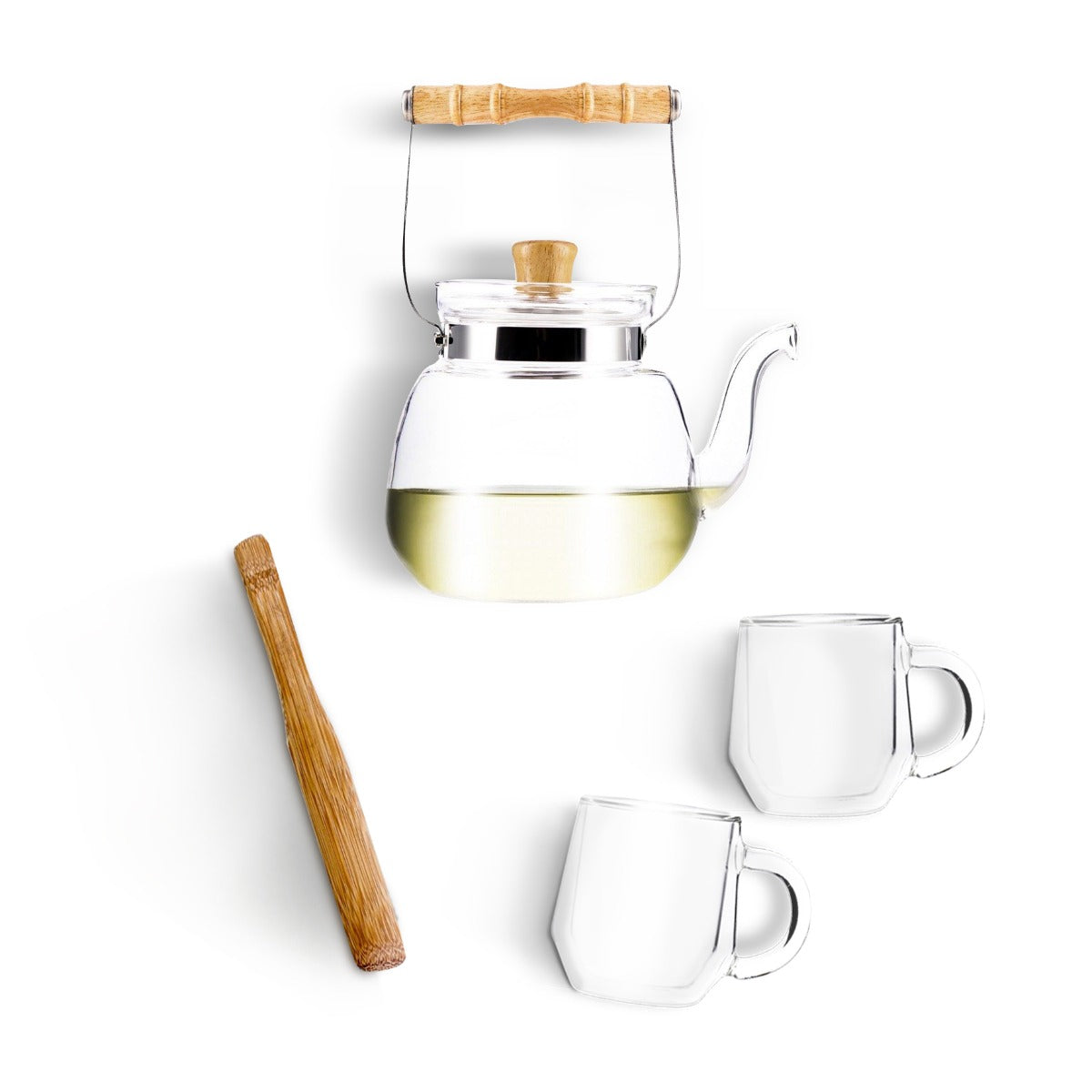 Yama Glass Chinese Water Kettle Tea Brew Kit – 40oz